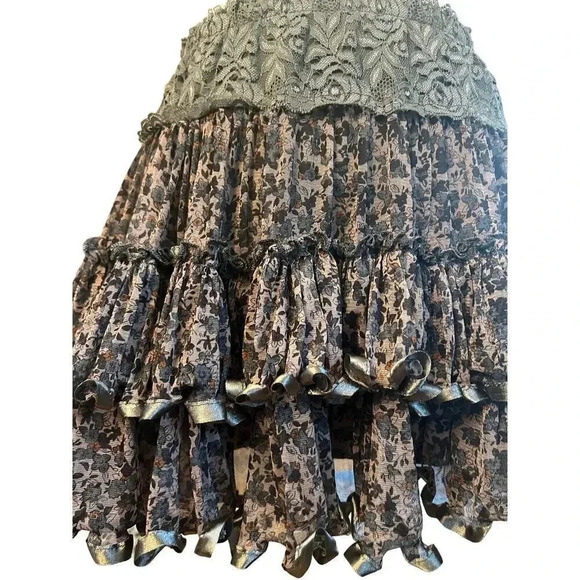 Rachael & Chloe layered petticoat style skirt girls size small - Picture 2 of 6